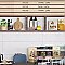 Lumiere Toile Blanco 11-3/4" x 35-3/8" Ceramic Wall Tile - 4 Tiles Per Case - 11.64 Square Feet