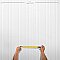 Lumiere Rythme Blanco 11-3/4" x 35-3/8" Ceramic Wall Tile - 4 Tiles Per Case - 11.64 Square Feet