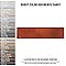 Luca Lava 3-1/8" x 12-3/8" Ceramic Wall Tile - 25 Tiles Per Case - 7.0 Square Feet