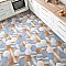 Zahara Hex Deco Mix 8-5/8" x 9-7/8" Porcelain Floor & Wall Tile - 25 Tiles Per Case - 11.5 Sq. Ft.