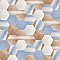 Zahara Hex Deco Mix 8-5/8" x 9-7/8" Porcelain Floor & Wall Tile - 25 Tiles Per Case - 11.5 Sq. Ft.