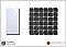 Marble Mosaics Honed Marble 5/8" Square Tile Sample Card in 'Jet Black'