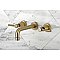 Kingston Brass KS8123DL Concord 2-Handle Wall Mount Bathroom Faucet, Antique Brass