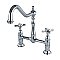 Kingston Brass KS1171BEX Essex Bridge Kitchen Faucet, Polished Chrome