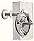 Antique Mercury or Silvered Glass Door Bell Pull - Circa 1870