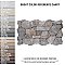 Andorra Gris 10-3/8" x 18-3/4" Ceramic Wall Tile - 8 Tiles Per Case - 10.88 Sq. Ft.