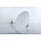 Kingston Brass K136A1CK Shower Scape 7-3/4" Brass Shower Head with 12" Shower Arm - Polished Chrome
