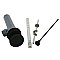 Kingston Brass KBP1005 Plastic Pop-Up Bathroom Sink Drain with Overflow, Oil Rubbed Bronze