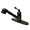 Kingston Brass KB3895BL Vintage 8" Single Handle Pull Out Kitchen Washerless Cartridge, Oil Rubbed Bronze