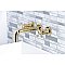 Kingston Brass KS8122BX Metropolitan 2-Handle 8 in. Wall Mount Bathroom Faucet, Polished Brass