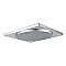 Kingston Brass KX8221 Claremont 12" Square Shower Head - Polished Chrome