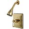 Kingston Brass VB8652PLSO Victorian Tub & Shower Shower Faucet - Polished Brass