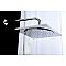 Kingston Brass KX8221 Claremont 12" Square Shower Head - Polished Chrome