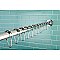 Kingston Brass SRK601 Edenscape 60"-72" Stainless Steel Adjustable Tension Shower Curtain Rod with Rings - Polished Chrome