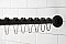 Kingston Brass KSR600 Edenscape 60"-72" Stainless Steel Adjustable Tension Shower Curtain Rod with Rings - Matte Black