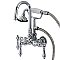 Kingston Brass AE8T1 Aqua Vintage Wall Mount Clawfoot Tub Faucet, Polished Chrome