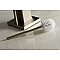 Kingston Brass SCC8348 Pedestal Toilet Paper Holder with Toilet Brush Holder - Brushed Nickel
