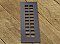 Square Grid Design Heat Grate or Register, 6 Finishes Available, 2-1/4" x 10" Duct Size