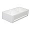 Gourmetier GKFA361810SQD Solid Surface Double Bowl Farmhouse Kitchen Sink, Matte White