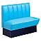Fifties Retro Style Booth Bench, Hollywood Series - Pick Your Fabrics