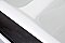 Gourmetier GT33229D2 Petra Galley 33-Inch Cast Iron Double Bowl Drop-In Kitchen Sink, 2-Hole, White