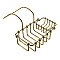 Kingston Brass CC2177 7" Swivel Soap and Sponge Holder, Brushed Brass