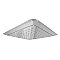 Kingston Brass K251A1 Shower Scape 9-5/8" Square Rainfall Shower Head - Polished Chrome