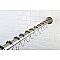 Kingston Brass SRK608 Edenscape 60"-72" Stainless Steel Adjustable Tension Shower Curtain Rod with Rings - Brushed Nickel