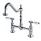 Kingston Brass KS1171BPL Bel-Air Bridge Kitchen Faucet, Polished Chrome