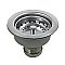 Kingston Brass K112 Tacoma Snap-N-Tite Sink Basket Strainer, Stainless Steel