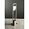 Kingston Brass SCC8348 Pedestal Toilet Paper Holder with Toilet Brush Holder - Brushed Nickel