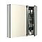 Designer Series Beveled Bi-View Frameless Mirrored Medicine Cabinet