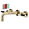 Kingston Brass KS8122CKL Kaiser Two-Handle Wall Mount Bathroom Faucet, Polished Brass