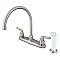 Kingston Brass KB798 Magellan 8-Inch Centerset Kitchen Faucet, Brushed Nickel