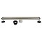 Kingston Brass BSF2428 Watercourse 24" Linear Shower Drain, Brushed Nickel