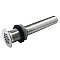 Kingston Brass KB4001 Grid Bathroom Sink Drain without Overflow, 17 Gauge, Polished Chrome