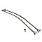 Kingston Brass CCD2178 Edenscape 60"-72" Stainless Steel Adjustable Double Curved Shower Curtain Rod - Brushed Nickel
