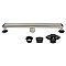 Kingston Brass BSFK2428 Watercourse 24" Linear Shower Drain with Flange, Brushed Nickel
