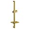 Kingston Brass KX8267 Claremont 24" Shower Slide Bar with Soap Dish, Brushed Brass