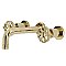 Kingston Brass KS8122RX Belknap Two-Handle Wall Mount Bathroom Faucet, Polished Brass