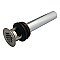 Kingston Brass KB5008 Grid Bathroom Sink Drain with Overflow, 17 Gauge, Brushed Nickel
