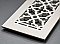 Scroll Design Aluminum Heat Grate or Register, 6 Finishes Available, 6" x 10" Duct Size