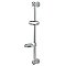 Kingston Brass KX2522SG Vilbosch 24" Slide Bar with Soap Dish and Hand Shower Holder, Polished Chrome