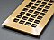 Square Steel Grid Design Heat Grate or Register, 6 Finishes Available, 8" x 12" Duct Size