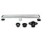 Kingston Brass BSFK2421 Watercourse 24" Linear Shower Drain with Flange, Polished Chrome