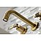 Kingston Brass KS8123ML Milano 2-Handle 8 in. Wall Mount Bathroom Faucet, Antique Brass