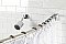 Kingston Brass CC6721 Edenscape 60"-72" Stainless Steel Adjustable Single Curved Shower Curtain Rod - Polished Chrome