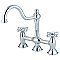 Kingston Brass KS3781AX Restoration Bridge Kitchen Faucet, Polished Chrome