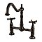 Kingston Brass KS1175BEX Essex Bridge Kitchen Faucet, Oil Rubbed Bronze