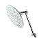 Kingston Brass CK136K1 Victorian Showerhead and High Low Adjustable Arm In Retail Packaging - Polished Chrome